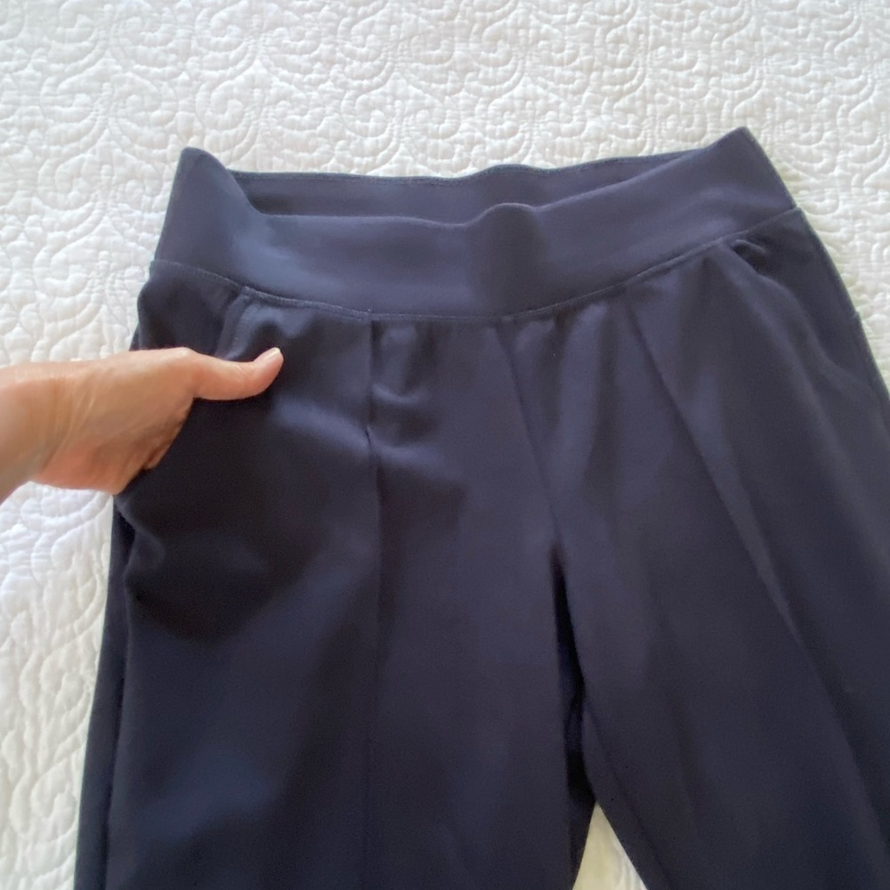 STYLUS Navy Joggers Pull On Stretch Waist Pockets Athleisure Gorpcore - Picture 7 of 13